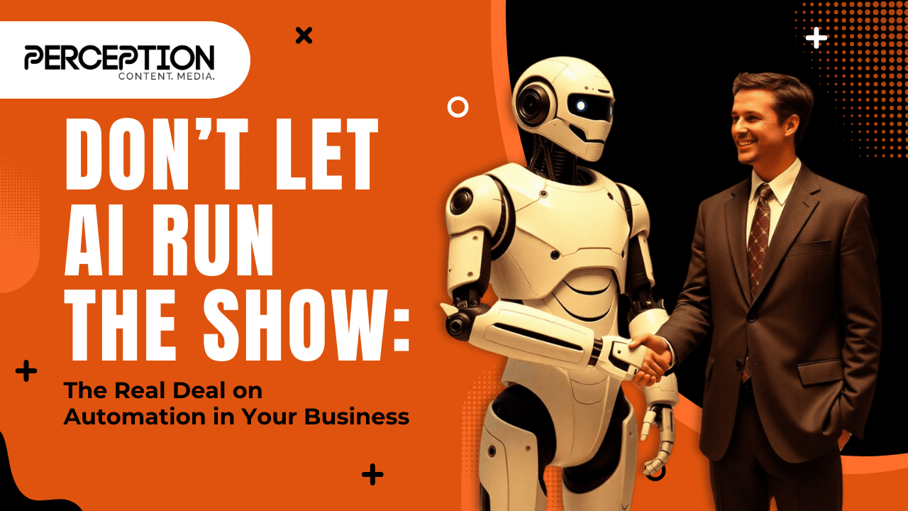 AI and human working together in business automation